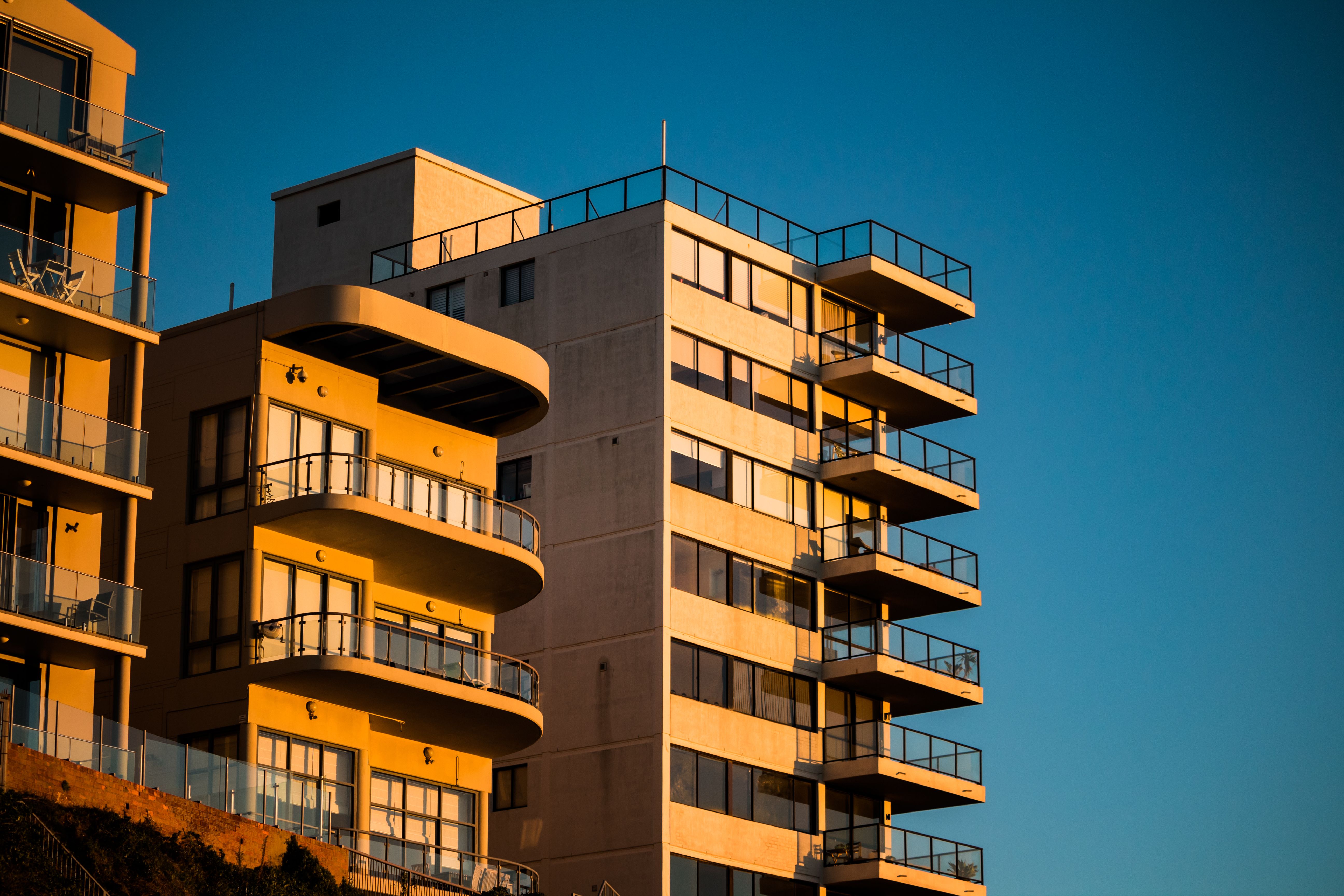 Modern residential apartment building in Sydney